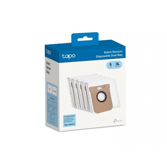 TP-Link Dust Bag Tapo RVA210/RV50 Pro Omni/Replacement Part/White-RVA210