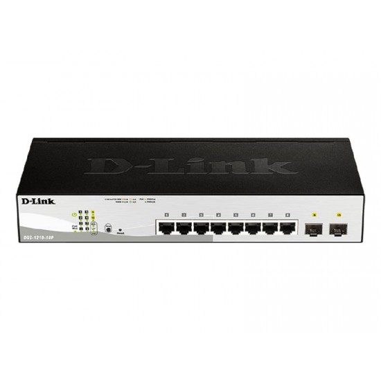 D-Link 10-port Smart Managed Gigabit Switch (DGS-1210-10P)