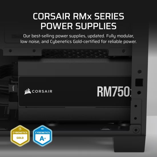 CORSAIR PSU RM750x (Gold, Fully Modular)