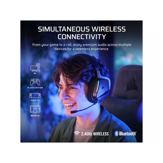 CORSAIR Headset VOID MAX v2 RGB Wireless (Dolby Atmos, Carbon)