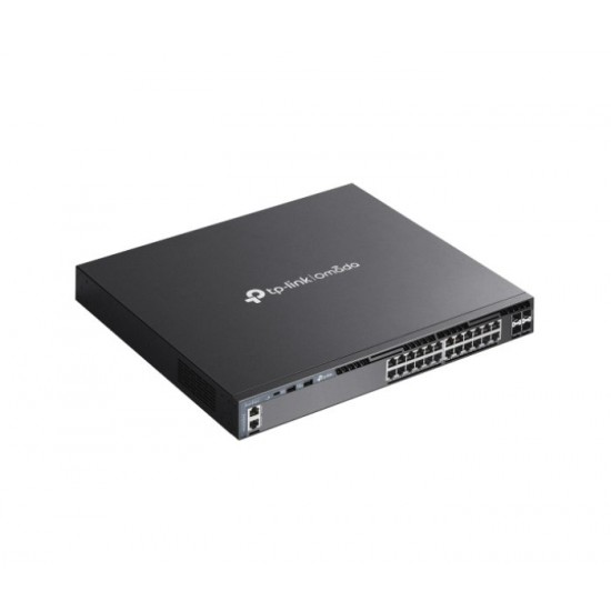 Omada 24-Port Gigabit Stackable L3 Managed Switch with 4 10GE SFP+ Slots