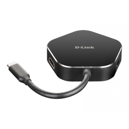 D-Link 4-in-1 USB-C Hub with HDMI and Power Delivery (DUB-M420)