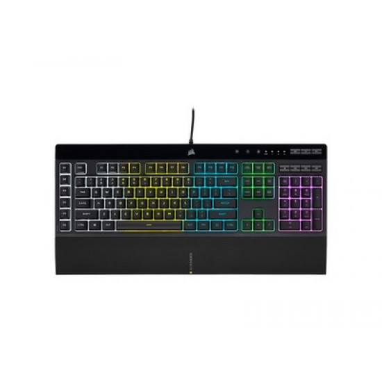 Corsair Wired Gaming Keyboard K55 PRO RGB - GR Layout - Black - CH- 9226765-GR2