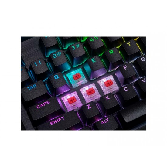 CORSAIR Wired Mechanical Keyboard K70 PRO RGB with PBT DOUBLE SHOT PRO Keycaps - Cherry MX Red