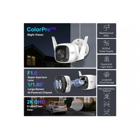 TP-Link Security Camera Outdoor WiFi (Tapo C325WB)