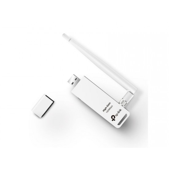 Tp-Link 150Mbps High Gain Wireless USB Adapter (TL-WN722N)