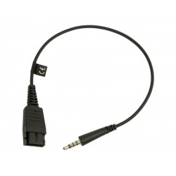 Jabra Cord QD to 3.5 mm Jack with answer/end button for Smartphones (8800-00-103)