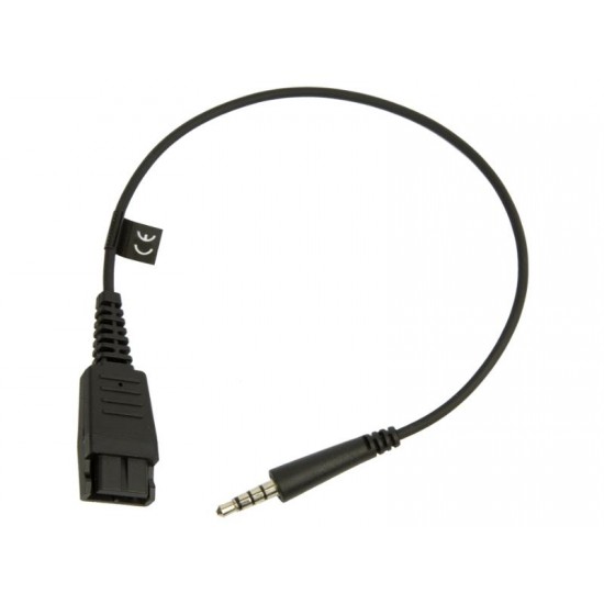 Jabra Cord QD to 3.5 mm Jack with answer/end button for Smartphones (8800-00-103)