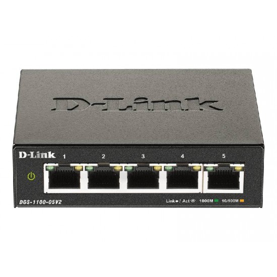 D-Link Switch 5-port Gigabit Smart Managed (DGS-1100-05v2)