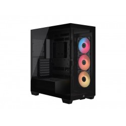 Corsair 3500X ARGB / Mid-Tower Case / Tempered Glass / ATX / Black – PN: CC-9011322-WW