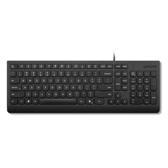 Lenovo Essential Wired Keyboard (Black) - Greek 319