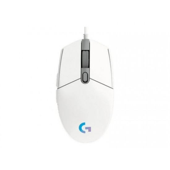 GAM.MOUSE LOGITECH G102 LIGHTSYNC WHITE