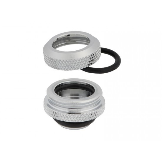 Corsair OD Fitting Pipe Hydro X Series XF Hardline 14mm Four Pack — Chrome - CX-9052007-WW