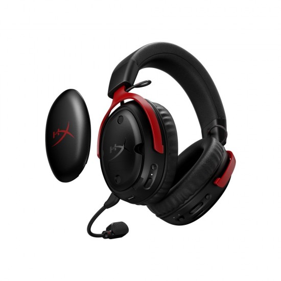 HyperX Cloud III S Over Ear Wireless Gaming Headset Black/Red - A59Z0AA