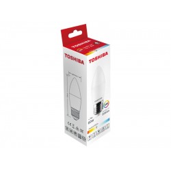 TOSHIBA LED C37 E27 7W 4000K