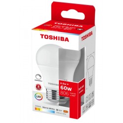 TOSHIBA LED A60 E27 8.5W 3000K DIMMABLE