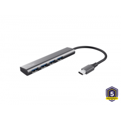 HUB USB TRUST HALYX 4-PORT USB-C 24948