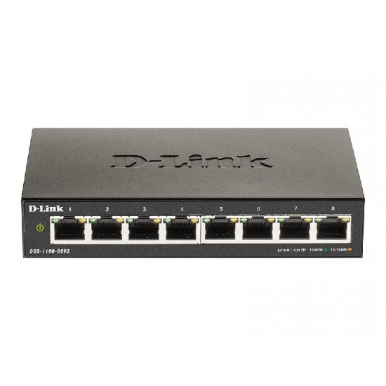 D-Link Switch 8-Port Gigabit Smart Managed (DGS-1100-08V2)