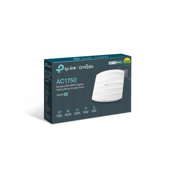 Tp-Link AC1750 Wireless MU-MIMO Gigabit Ceiling Mount Access Point (EAP265 HD)
