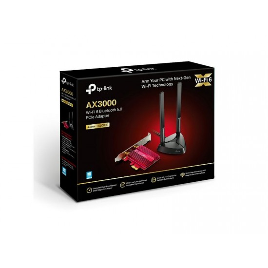 Tp-Link AX3000 Wi-Fi 6 Bluetooth 5.0 PCIe Adapter (Archer TX3000E)