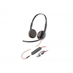 Poly Headset Blackwire 3225 USB-C/A (BULK)  (8X229A6)