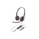 Poly Headset Blackwire 3225 USB-C/A (BULK)  (8X229A6)