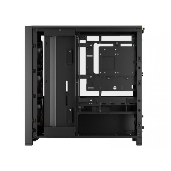 CORSAIR Case 4000D FRAME LCD ARGB (Mid-Tower, TG, Black) - PN CC- 9011326-WW