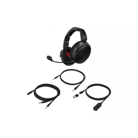 HyperX Cloud Alpha Over Ear Wired Air Open-Back Gaming Headset Black- D14ZCAA