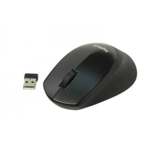 MOUSE LOGITECH M330 WRLS SILENT PLUS BLK