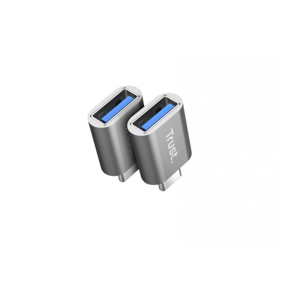 Trust Calyx USB-C to USB-A Adapter 2Pack - 26221