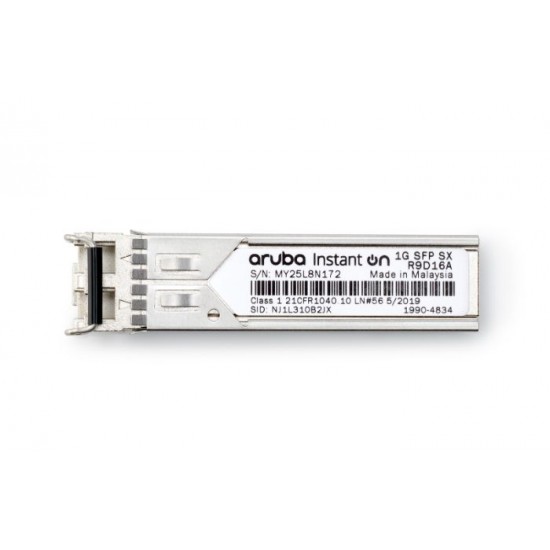 HPE Aruba Instant On 1G SFP LC SX 500m OM2 MMF Transceiver (R9D16A)