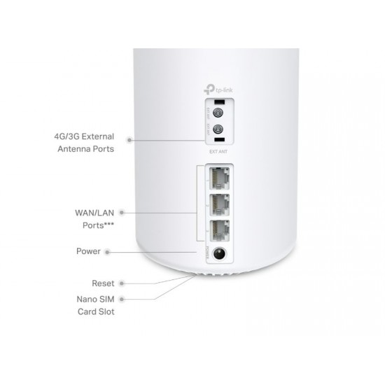 Tp-Link AX3000 Whole Home Mesh WiFi 6 4G+ Gateway (Deco X50-4G)