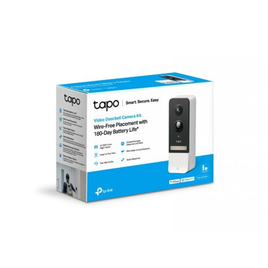 Tp-Link Tapo Smart Battery Video Doorbell (Tapo D230S1)
