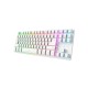 Gaming Keyboard Trust GXT831W Thado TKL White US - 26083