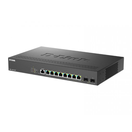 D-Link Switch Managed PoE+ 8-Port 2 SFP Ports (DMS-1250-10SP)