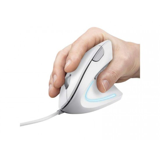 MOUSE TRUST VERTO ERGO WHT 25133