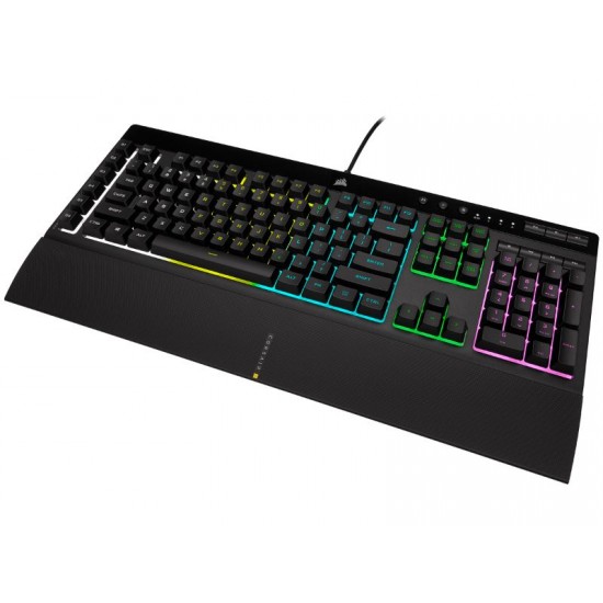 Corsair Wired Gaming Keyboard K55 PRO RGB - GR Layout - Black - CH- 9226765-GR2