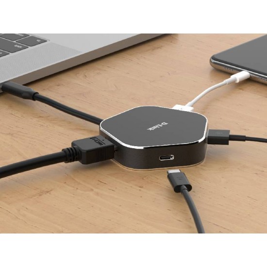 D-Link 4-in-1 USB-C Hub with HDMI and Power Delivery (DUB-M420)