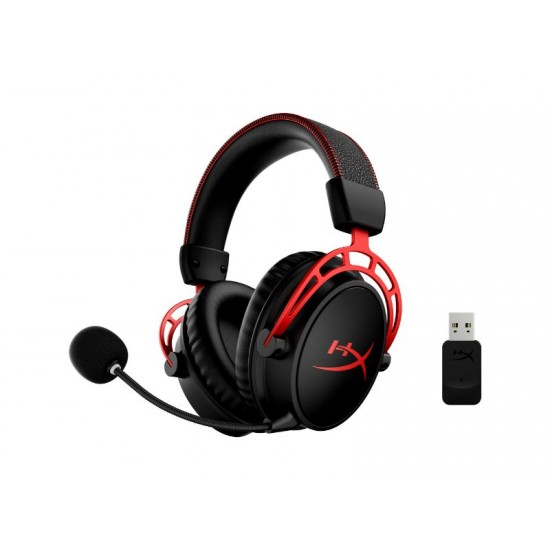 HyperX Cloud Alpha Over Ear Wireless Gaming Headset Black/Red - 4P5D4AA