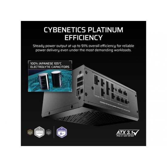 CORSAIR PSU HX1200i Shift (Cybenetics Platinum, Fully Modular, Digital)