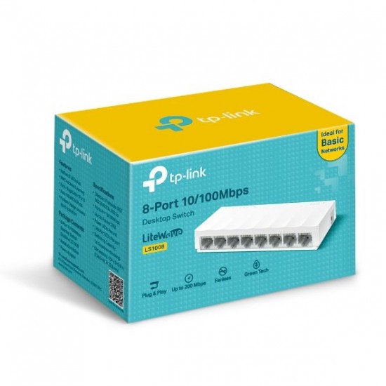 Tp-Link 8-Port 10/100Mbps Desktop Switch (LS1008)