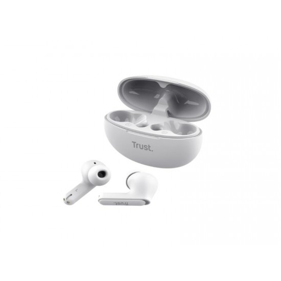TWS EARBUDS TRUST BT YAVI  WHITE 25172