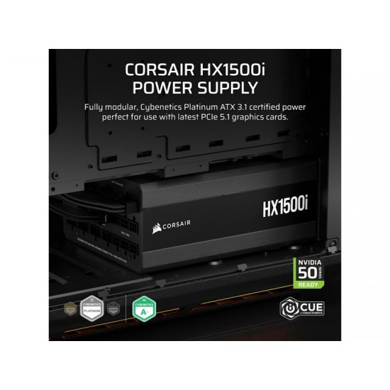 CORSAIR PSU HX1500i Platinum, Fully Mod