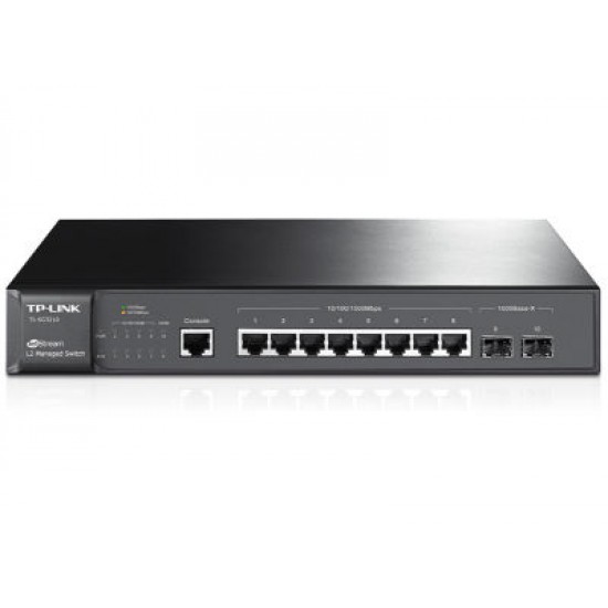 Tp-Link JetStream 8-Port Gigabit L2 Managed Switch with 2 SFP Slots (TL- SG3210)