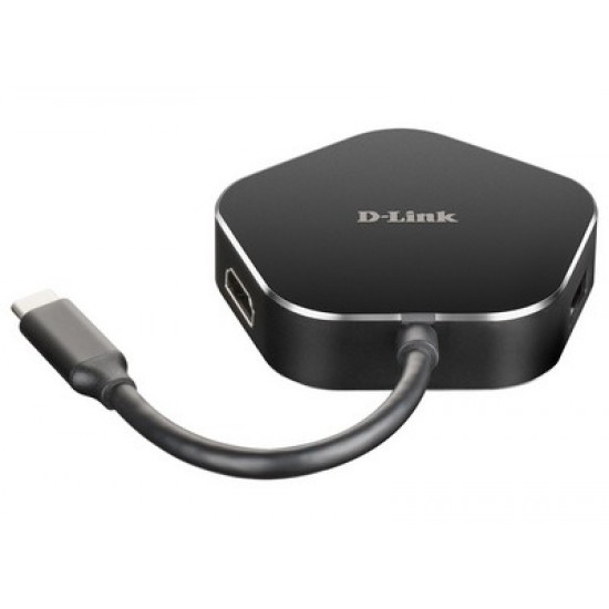 D-Link 4-in-1 USB-C Hub with HDMI and Power Delivery (DUB-M420)
