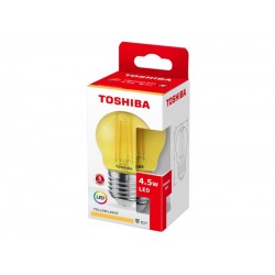 TOSHIBA LED FILAMENT COLOR YELLOW G45 E27 4.5W