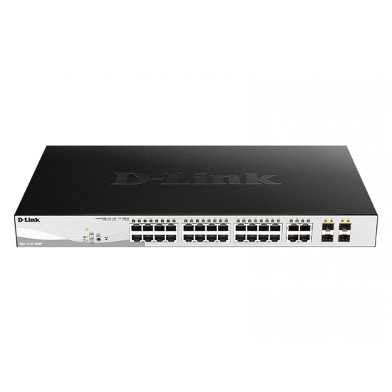 D-Link 28-Port Gigabit Smart Managed PoE Switch (DGS-1210-28MP)