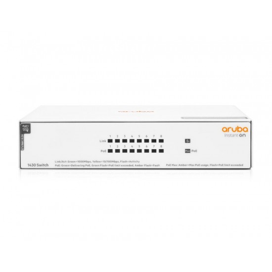 HPE Aruba Instant On 1430 8G Class4 PoE 64W Switch (R8R46A)
