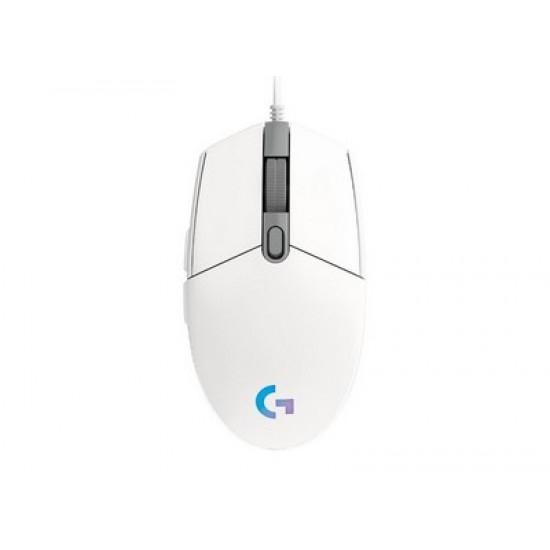 GAM.MOUSE LOGITECH G102 LIGHTSYNC WHITE