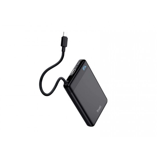 Trust Fiera 10000 Powerbank Fixed Cable - 25880